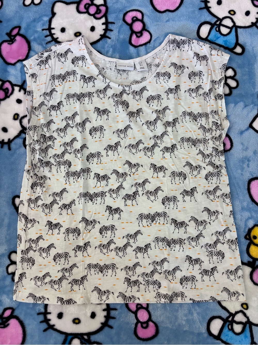 Tabitha Webb zebra top
